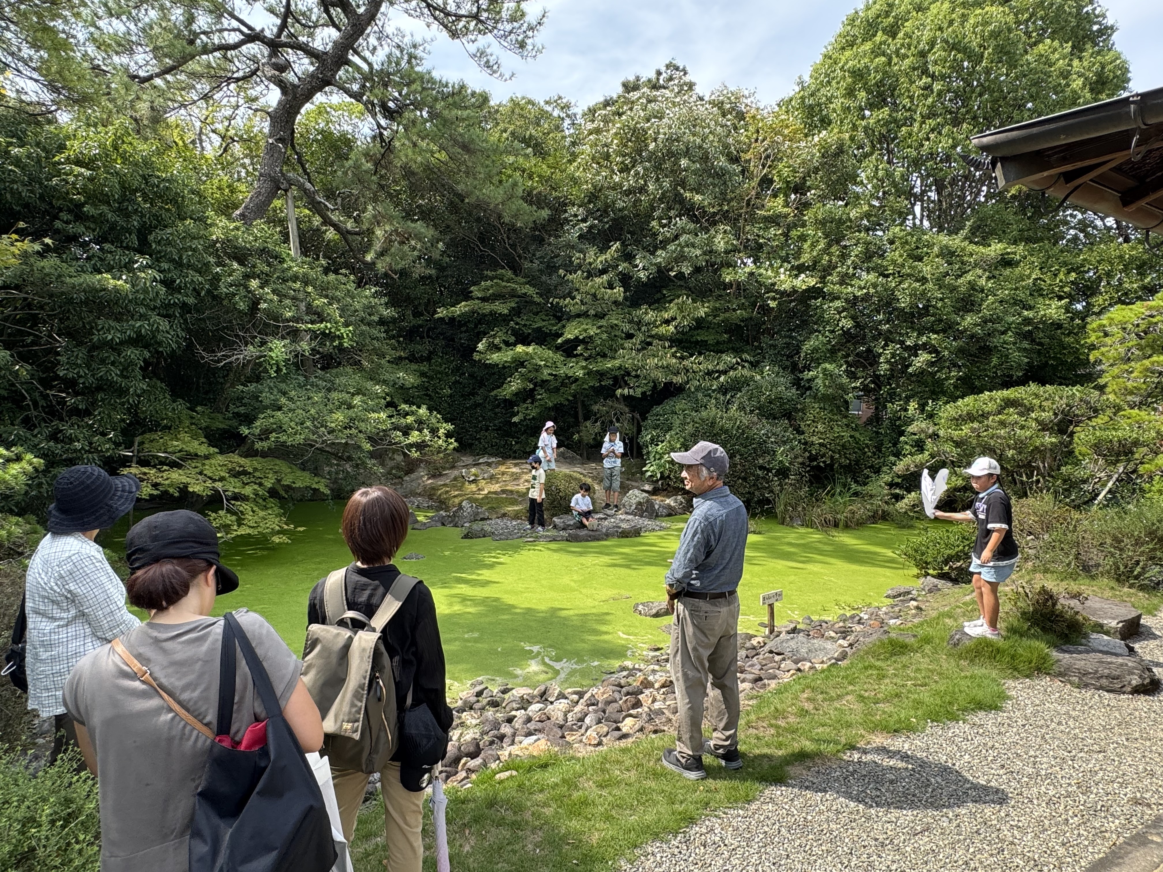 国指定　名勝「戸島氏庭園」も訪れました