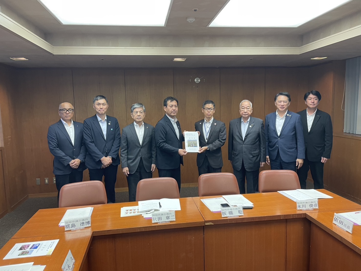 主要地方道大牟田川副線バイパス建設促進期成会要望活動