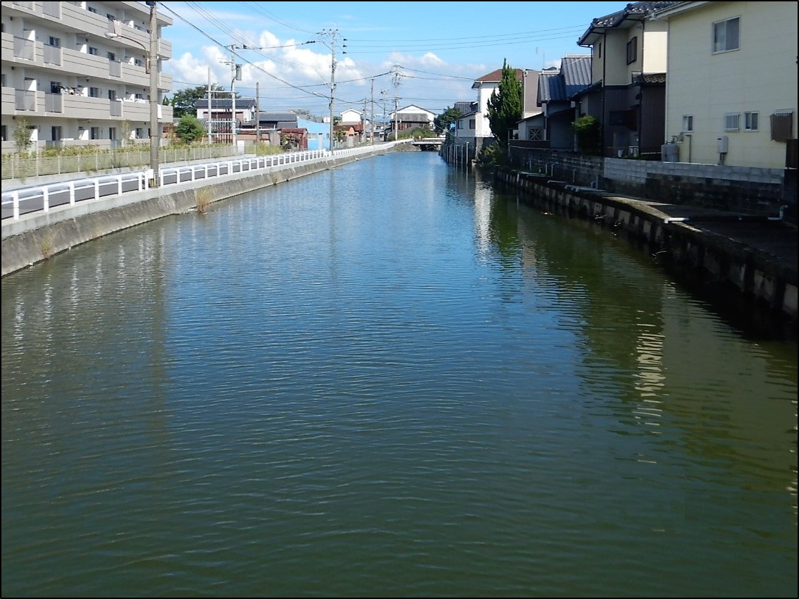 通常の水位の写真