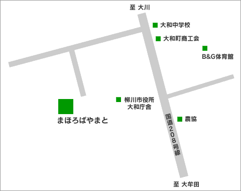 大和トレーニングセンターの地図