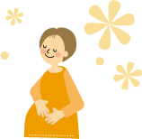 妊婦さんのイラスト