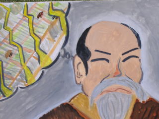 仏の村長 沖 一作翁の紙芝居