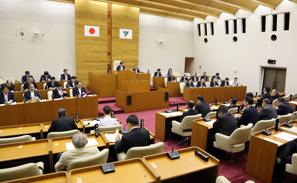 6月の市議会本会議の様子