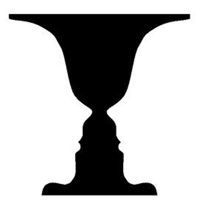 ルビンの壺のイメージ