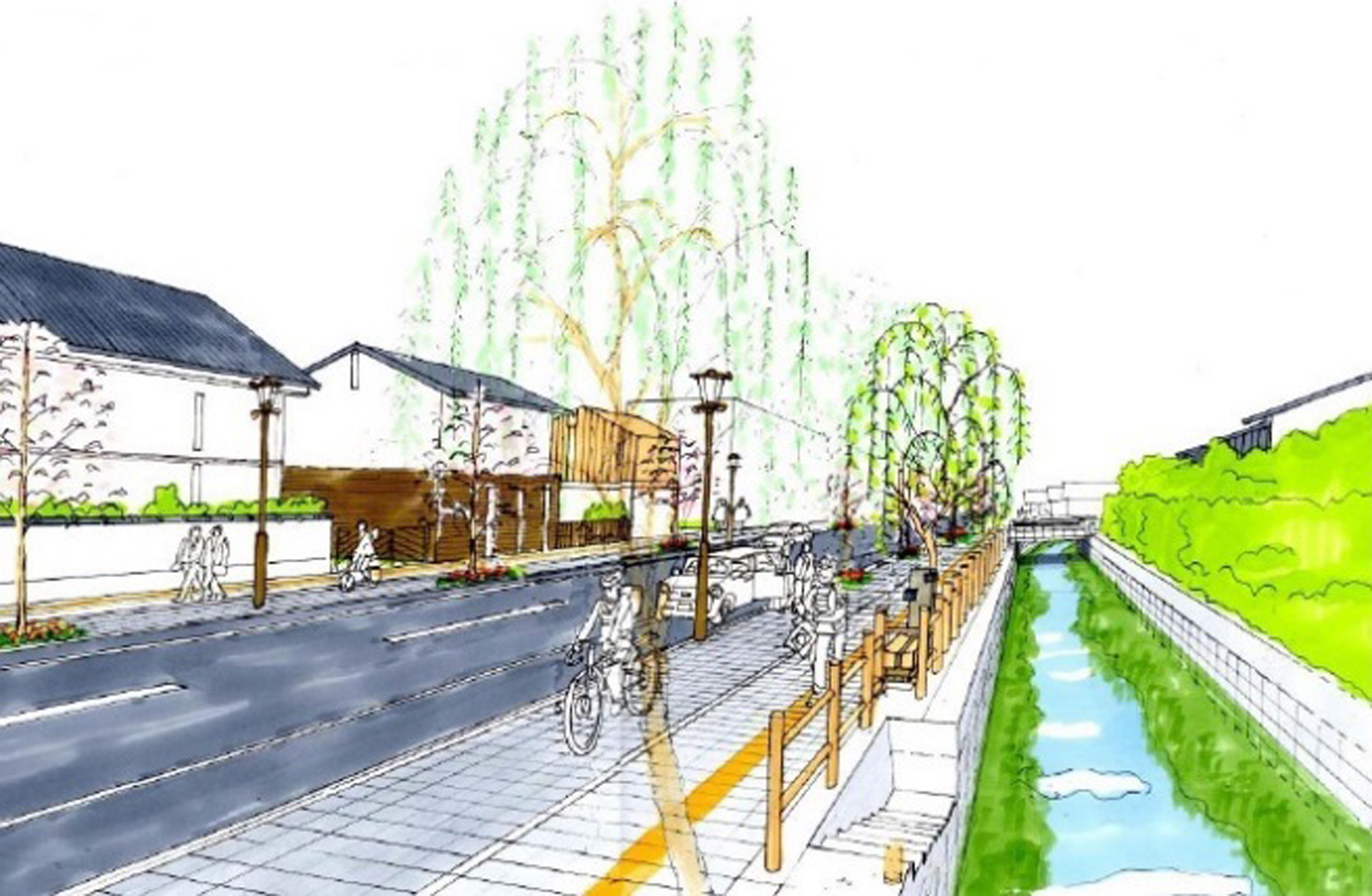 三橋筑紫橋線のイメージ図