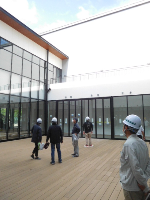 建設中の柳川市民文化会館の内装写真12