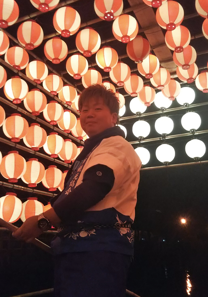 白秋祭で船頭デビュー