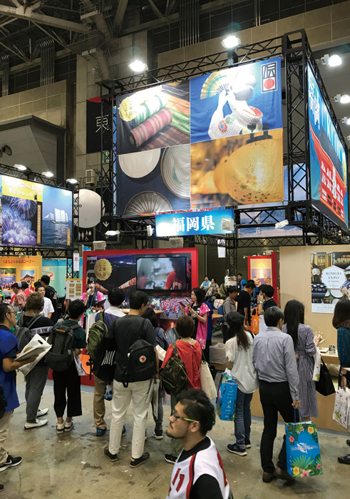 タイのバンコクで行われた旅行博への出展