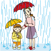 激しい雨のイラスト.gif