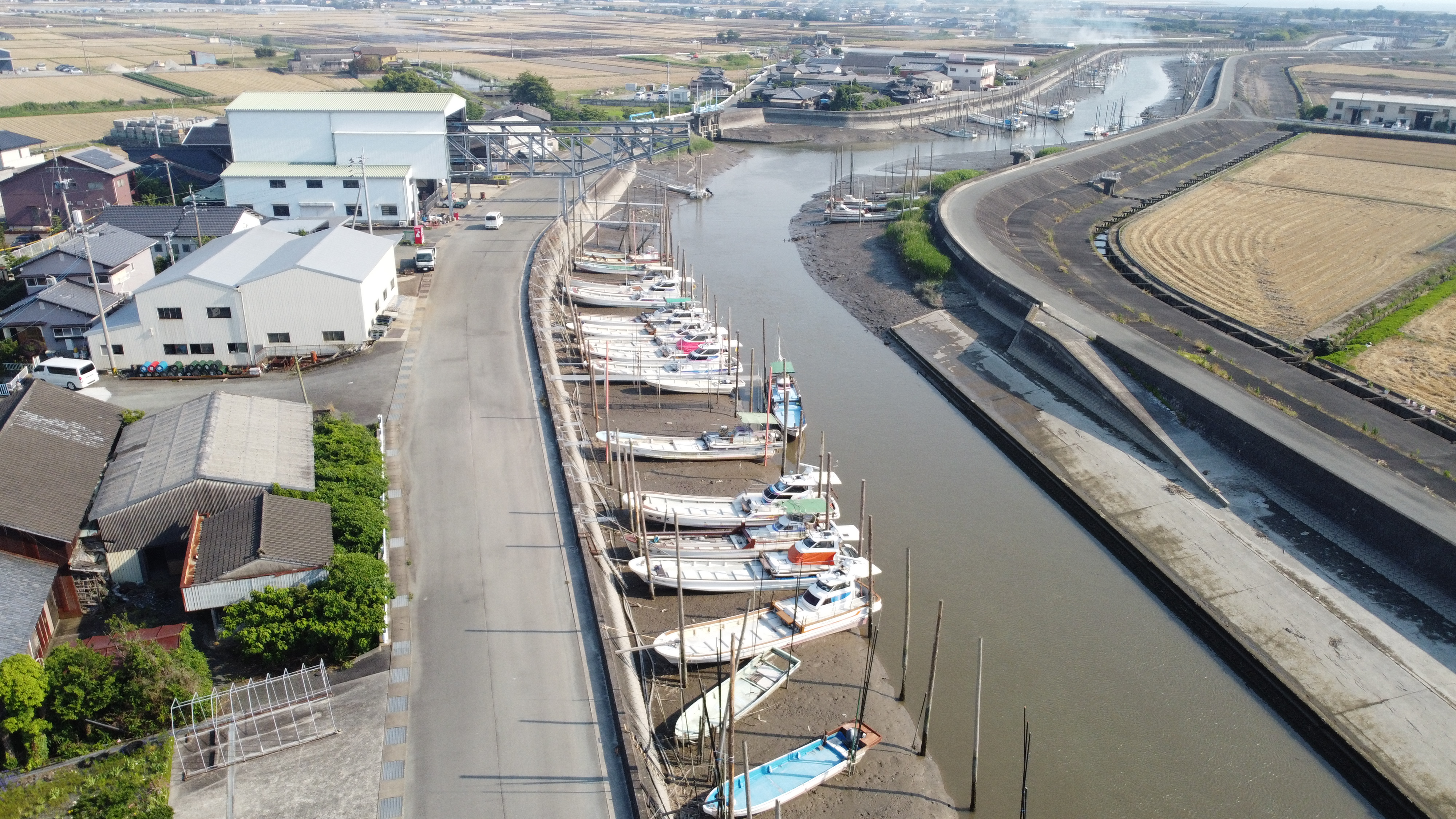 東宮永漁港の航空写真