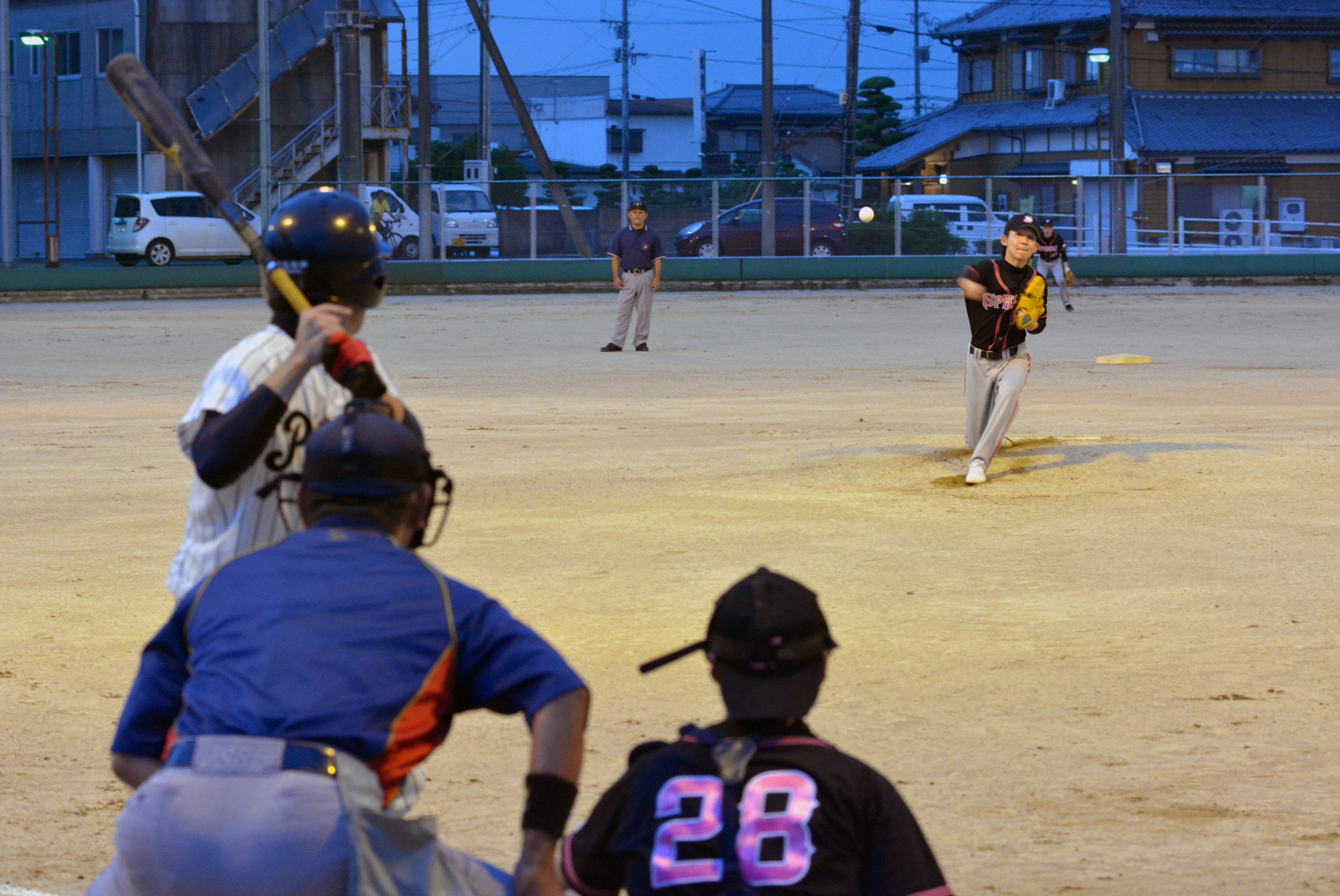 野球大会のようす